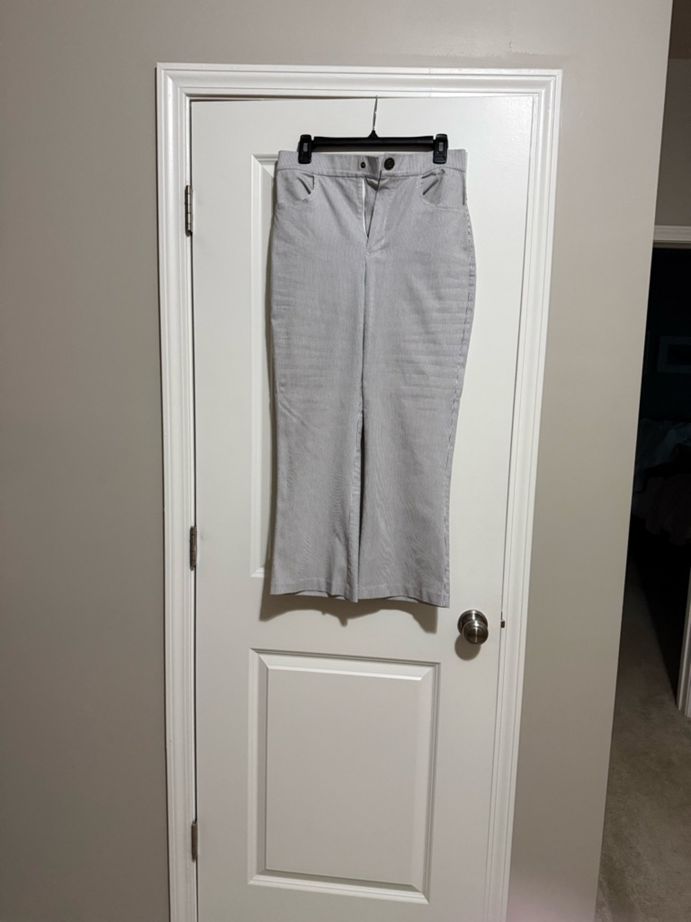 Free People Striped white and Black pants